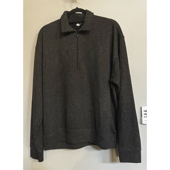 Jhane Barnes Sweater 1/4 Zip Rabbit Hair Blend Long Sleeve Collared Mens‎ Large - Picture 1 of 7